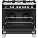  Fisher & Paykel 36-inch Freestanding Dual-Fuel Range with Aero Pastry™ OR36SCG6B1 IMAGE 2