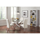  Coaster Furniture Beckham 106440 Round 46-inch Glass Top Dining Table - Chrome IMAGE 4