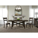  Liberty Furniture Industries Inc. Double Bridge Dining Table with Trestle Base 152-CD-TRS IMAGE 9