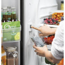  GE 36-inch, 27 cu.ft. Freestanding French 3-Door Refrigerator with Internal Water Dispenser GNE27JGMWW IMAGE 3