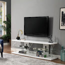  Furniture of America Ernst TV Stand with Cable Management CM5901WH-TV-60 IMAGE 2