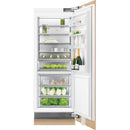  Fisher & Paykel 30-inch, 16.3 cu.ft. Built-in All Refrigerator with ActiveSmart™ RS3084SRK1 IMAGE 3