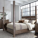  Liberty Furniture Industries Inc. Sonoma Road Queen Poster Bed 473-BR-QPS IMAGE 1