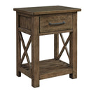  Liberty Furniture Industries Inc. Sonoma Road 1-Drawer Nightstand 473-BR62 IMAGE 3