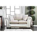  Furniture of America Benigno Stationary Fabric Loveseat SM6411-LV IMAGE 2