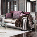  Furniture of America Benigno Stationary Fabric Loveseat SM6412-LV IMAGE 1