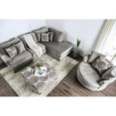  Furniture of America Bonaventura Fabric 2 pc Sectional SM5143GY-SECT IMAGE 2