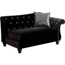 Furniture of America Jolanda Fabric 3 pc Sectional CM6158BK-SET IMAGE 3
