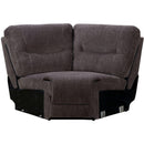  Furniture of America Zuben Reclining Fabric 4 pc Sectional CM6853-SECTIONAL IMAGE 6