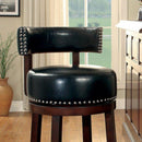  Furniture of America Shirley CM-BR6251BK-24-2PK 25" Bar Stool IMAGE 2