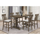  Crown Mark Quincy Counter Height Dining Table with Trestle Base 2831T-3671-TOP/2831T-3671-BASE IMAGE 4