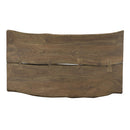  Coast2Coast Knox 75354 Industrial Style Solid Acacia Wood Dining Table with Live Edge and Iron Legs IMAGE 12