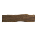 Coast2Coast Knox 75355 Industrial Style Solid Acacia Wood Dining Bench with Live Edge and Iron Legs IMAGE 6