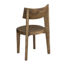  Coast2Coast Knox 75357 Set of 2 Industrial Style Solid Acacia Wood Dining Chairs IMAGE 4