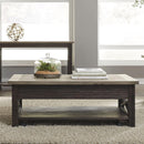  Liberty Furniture Industries Inc. Heatherbrook Lift Top Cocktail Table 422-OT1011 IMAGE 2