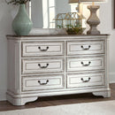  Liberty Furniture Industries Inc. Magnolia Manor 6-Drawer Kids Dresser 244-YBR-DM IMAGE 2