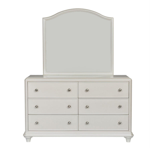 Liberty Furniture Industries Inc. Stardust 6-Drawer Kids Dresser with Mirror 710-YBR-DM IMAGE 1