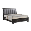  Crown Mark Jaymes California King Upholstered Sleigh Bed with Storage B6580-K-HB/B6580-K-FBD/B6580-CK-RAIL IMAGE 3