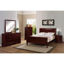  Crown Mark Louis Philip Queen Sleigh Bed B3850-Q-HBFB/B3850-Q-RAIL IMAGE 2