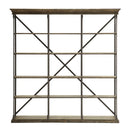  Coast2Coast Henry 67462 Rustic Industrial Bookshelf/Etagere for Livingroom/Office/Entryway, 4 Shelves - Burnished Natural Finish IMAGE 2