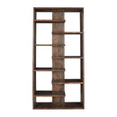  Coast2Coast Patrice 98240 Offset 7 Tier Floating Open Shelf Bookcase IMAGE 2