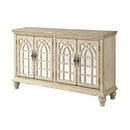  Coast2Coast Evelyn 22560 4 Door Credenza with Window Pane Fretwork IMAGE 1