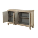  Coast2Coast Evelyn 22560 4 Door Credenza with Window Pane Fretwork IMAGE 3