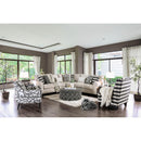  Furniture of America Patricia Fabric Ottoman SM8171-OT IMAGE 4