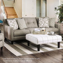  Furniture of America Dorset Stationary Fabric Sofa SM8564-SF IMAGE 1