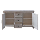  Coast2Coast Juliana 37124 White Wash Finish 2 Door 3 Drawer Sideboard Credenza IMAGE 3