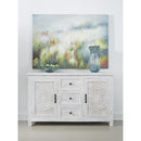  Coast2Coast Juliana 37124 White Wash Finish 2 Door 3 Drawer Sideboard Credenza IMAGE 5