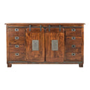  Coast2Coast Lowen 37128 Two Sliding Door Eight Drawer Credenza IMAGE 2