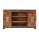  Coast2Coast Lowen 37128 Two Sliding Door Eight Drawer Credenza IMAGE 3
