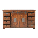  Coast2Coast Lowen 37128 Two Sliding Door Eight Drawer Credenza IMAGE 4