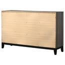  Coaster Furniture Watson 212423 6-Drawer Dresser - Grey Oak IMAGE 7