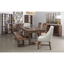  Coast2Coast Novak 98235 Solid Wood Nut Brown Finish Side Dining Bench IMAGE 5