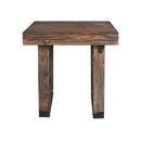  Coast2Coast Novak 98238 Solid Wood Nut Brown Finish Side End Table IMAGE 2