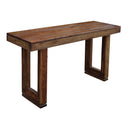  Coast2Coast Novak 98239 Solid Wood Nut Brown Finish Sofa Console Table IMAGE 1