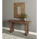  Coast2Coast Novak 98239 Solid Wood Nut Brown Finish Sofa Console Table IMAGE 4