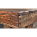  Coast2Coast Novak 98239 Solid Wood Nut Brown Finish Sofa Console Table IMAGE 7