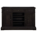  Coaster Furniture Phelps 121235 2-door Sideboard Buffet Cabinet - Distressed Noir IMAGE 2