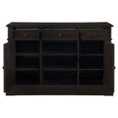  Coaster Furniture Phelps 121235 2-door Sideboard Buffet Cabinet - Distressed Noir IMAGE 3