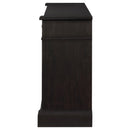  Coaster Furniture Phelps 121235 2-door Sideboard Buffet Cabinet - Distressed Noir IMAGE 4