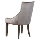 Coaster Furniture Phelps 121714 Velvet Upholstered Dining Side Chair - Grey (Set of 2) IMAGE 4