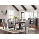  Coaster Furniture Phelps 121714 Velvet Upholstered Dining Side Chair - Grey (Set of 2) IMAGE 7