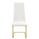  Coaster Furniture Montclair 190512 Upholstered Dining Side Chair - White (Set of 4) IMAGE 2