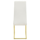  Coaster Furniture Montclair 190512 Upholstered Dining Side Chair - White (Set of 4) IMAGE 6