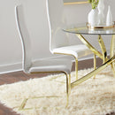  Coaster Furniture Montclair 190512 Upholstered Dining Side Chair - White (Set of 4) IMAGE 9