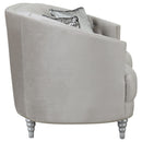  Coaster Furniture Avonlea 508461 Upholstered Sloped Arm Sofa - Grey Velvet IMAGE 8