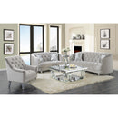  Coaster Furniture Avonlea 508463 Velvet Upholstered Sloped Arm Chair - Grey Velvet IMAGE 10